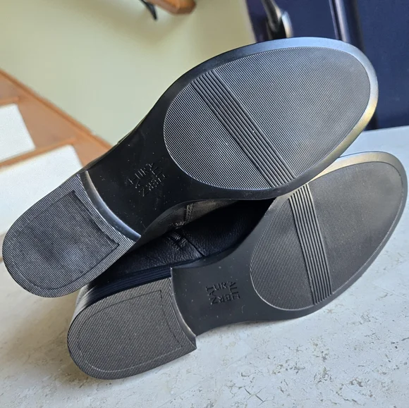 NATURALIZER LEATHER JESSIE BOOTS COLOR BLACK size 8.5 NWOT - Picture 2 of 5